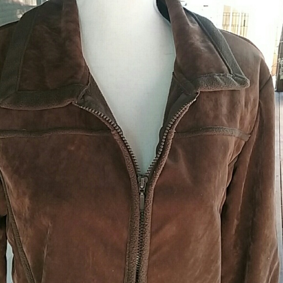 Fake type suede jacket. - Picture 4 of 5